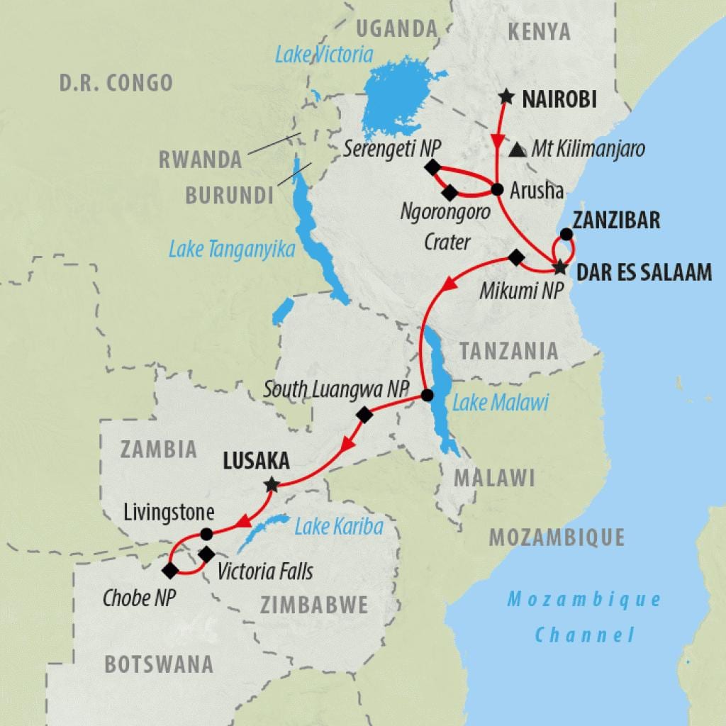 地図の地図expressケニア