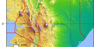 ケニア高地図