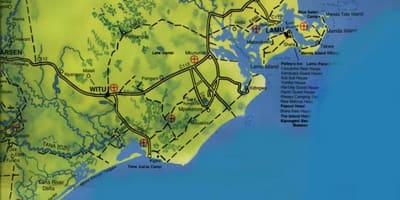 地図の南海岸にケニア