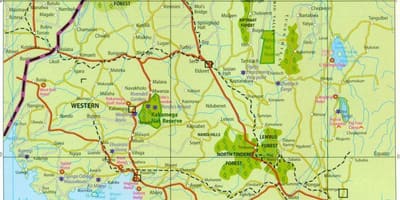 ケニア西部州地図